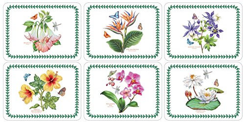 Pimpernel Exotic Botanic Garden Placemats, Set of 6