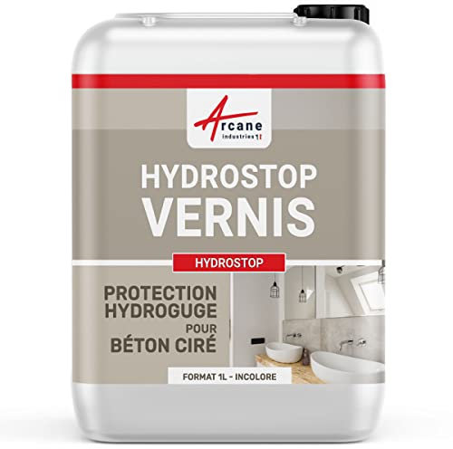 Barniz para Hormigón Pulido, protección hidrófuga y oleófuga: HYDROSTOP - 1 L - ARCANE INDUSTRIES