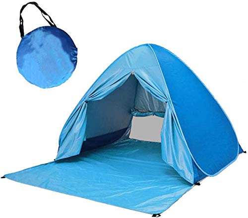 Eplze Automatic Pop Up Beach Tent Instant Portable Quick Sun Shelter for 2-3 Persons (Sky Blue)