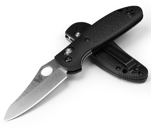 Benchmade Pardue Mini-griptilian 530v Steel Blade Knife - 555-s30v Satin Plain E