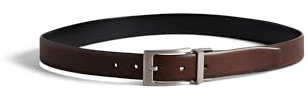 Ted Baker Herren Karmer Wendegürtel aus Leder Gürtel, Schokoladenbraun, 6