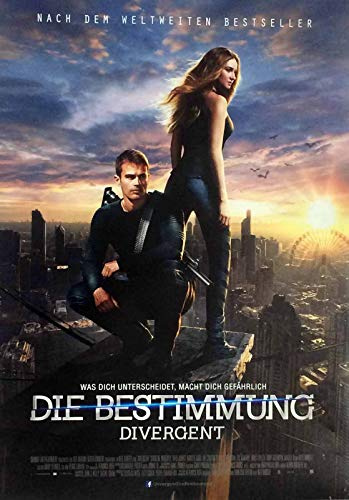 Die Bestimmung - Divergent - Shailene Woodley - Filmposter 37x53cm gerollt