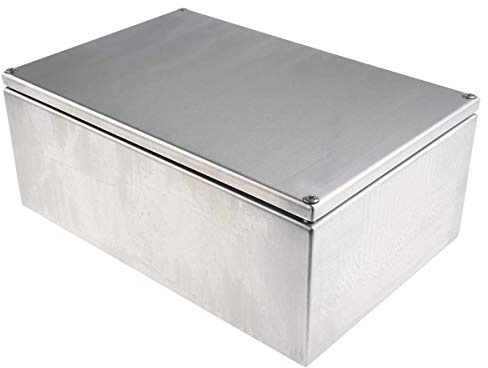 RS PRO Edelstahl Klemmenkasten IP66, HxBxT 300 mm x 200 mm x 120mm