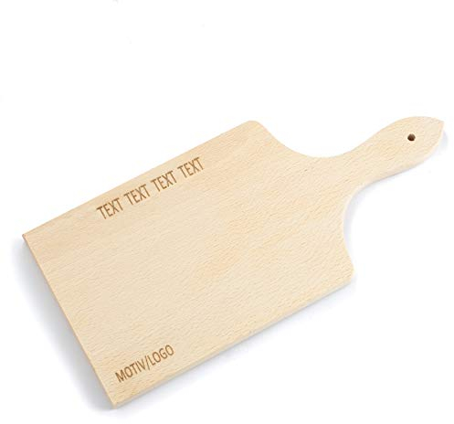 Tuuli Kitchen Tabla de Cortar de Madera con Grabado láser Personalizado Regalo Ideal 30 x 14 cm