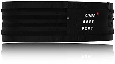 COMPRESSPORT Erwachsene (Unisex) Free Belt Pro Trailrunningg rtel, Schwarz, XS - S EU