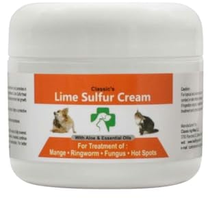 Classic's Lime Sulfur Pet Skin Cream (2 oz) - Pet Care and Veterinary Treatment for Itchy and Dry Skin - Safe Solution for Dog, Cat, Puppy, Kitten, Horse…