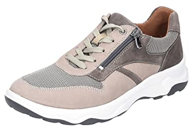 Waldläufer Herren Sneaker Schuhe Bear Torrix Schnürschuh Leder-/Textilkombination Sport Halbschuhe Uni Bear torrix Herren schnürschuh Halbschuh freizeitschuh