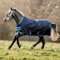 Horseware Amigo Bravo 12 50g Turnout Regendecke Navy/Turquoise, Deckengröße:140 cm / 6´3