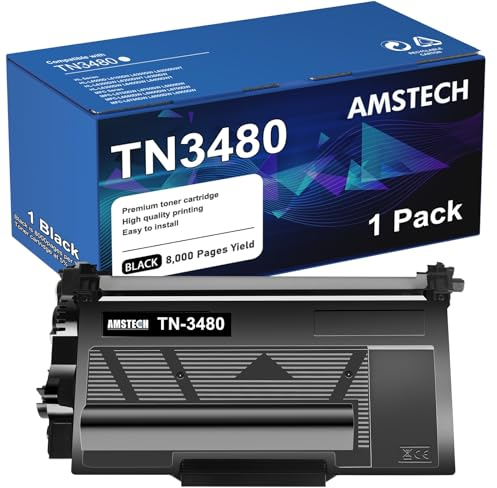 TN3480 TN-3480 Toner für Brother HL-L5100DN HL L5100DN MFC-L5750DW MFC-L5700DW HL-L5200DW HL-L6400DW DCP-L5500DN HL-L5000D DCP-L5600DN DCP-L5650DN HL-L6200DW TN 3480 3430 TN3430 TN-3430 (Schwarz)