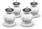 Errecom Mini Steady, Support au Sol Réglable pour Unités Extérieures Climatiseurs et Pompes de Chaleur, RAL 9016 - Blanc, conditionnement avec 4 supports