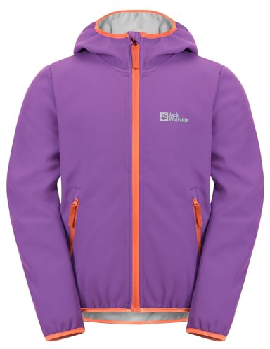Jack Wolfskin Unisex Kinder Fourwinds Jacket Kids, Sea Rose, 92