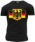 Deutschland Flagge Tshirt für Herren Vintage T-Shirt Männer Schwarz L
