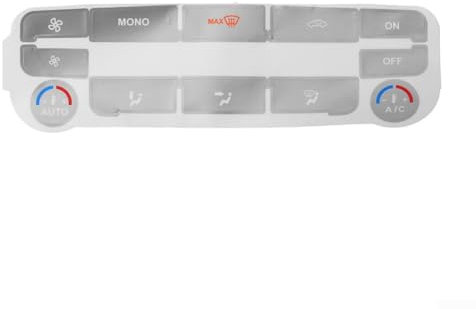 Emiif Silber Aufkleber zum Reparieren für Ford SMax für Mondeo Climate Control Buttons