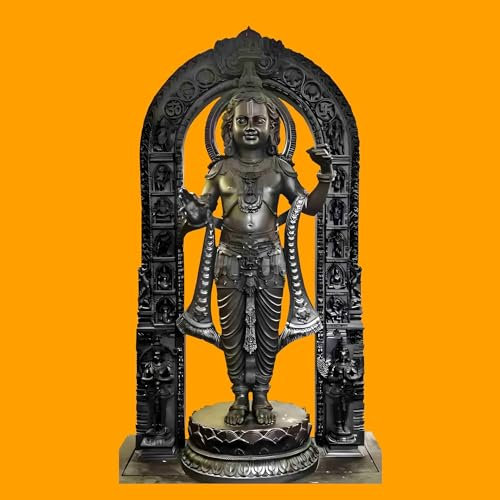 Tongari ram lalla idol/ram ji ayodhya murti/shree ram balrup/canvas photo frame (12 x 12 inch) RAM-2