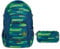 coocazoo JOKER Schulrucksack-Set 2tlg inkl. Schlamperbox (Lime Stripe)