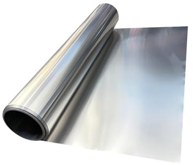 DRISSA 304 Stainless Steel Flashing Roll,Flashing Roll Roof,Flashing for Sealing Windows Doors Siding,Thickness 0.1mm(Size:32.80ft(10m),Color:1.96ft（0.6m）)