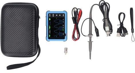 Osciloscopio Digital Portátil 2 en 1, Osciloscopio de Configuración Automática de Osciloscopio de 10 MHz