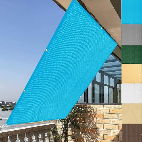 Brise-vue pour balcon - 60 x 350 cm - Bleu