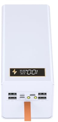 YiQinzcxg Power Case Box 40x18650 Battery Pack With LED Lighting And Advanced Charging Protocols Detachable Battery Case