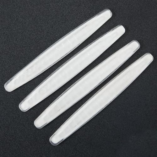 WeddHuis 4Pcs Hochwertiger Autotür Kantenschutz, Auto Gummi Türkantenschoner, Aufkleber für Autotüre (Durchsichtig)