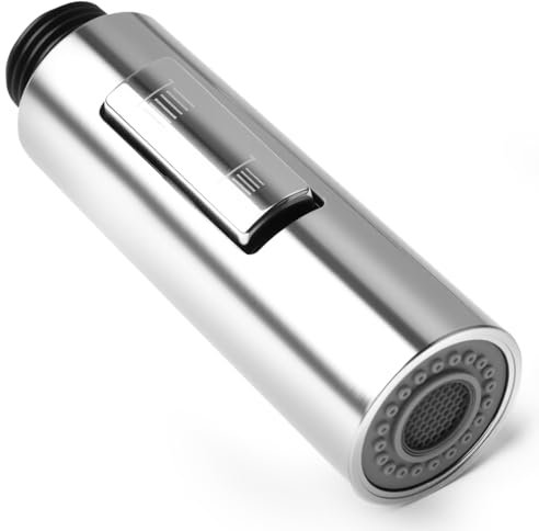 Douchette Évier Cuisine 2 Modes,Douchette Extractible Robinet, Pulvérisateur de cuisine, Embout Robinet Pomme de Douche de Rechange, Aérateur Robinet Économie d’Eau Universel Éclaboussures Mitigeur
