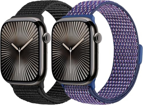 YONGBB Compatible avec Apple Watch Bracelet 38mm 40mm 41mm 42mm 44mm 45mm 46mm 49mm Bracelets pour iWatch Series 11 10 9 8 7 6 5 4 3 SE Ultra 3 2 1