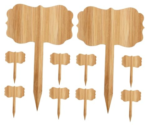 SUPVOX 10 pezzi Etichette in per Piante Marcatori Scrivibili e Riutilizzabili per Erbe e per Serra e Paesaggistica