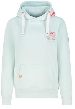 Eight 2 Nine Damen Hoodie mit Küstenbackprint