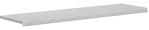 vidaXL Fensterbank Marmor Text 160 x 45 x 4,5 cm PVC, Moderne, leicht zu reinigende, UV-beständige Fensterbank, schöner Akzent, funktionelles Design, neues Zuhause, Platz zum Auslegen