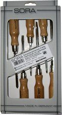 Brema Schraubendrehersatz 6-Teilig Holz 95710