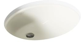 Kohler K-2210-N-96 1-Bowl Undermount Bath Sink w/Sealed Overflow Biscuit