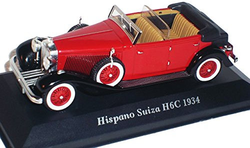 Altaya by Ixo Hispano Suiza H6c H6 C 1934 Rot Oldtimer 1/43 Modell Auto Modellauto Sonderangebot