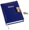 Esposti Lockable Undated Diary | Journal with Lock | Hardcover Journals for Writing | Personal Planner Organizer for Boys and Girls | Size A6 (112 × 148 mm) | Blue