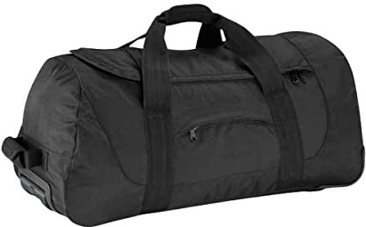 Quadra Vessel 70 Litre Wheeled Travel Luggage Bag, Noir, One Size