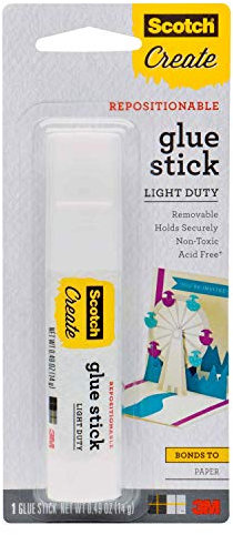 Scotch colle replaçables coller.26 once 3/Pkg-