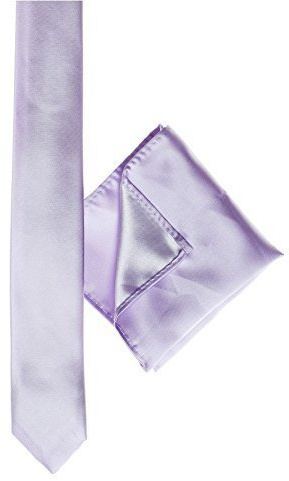 Paisley of London, Boys skinny lilac tie, Boys lilac pocket square, Pocket handkerchief