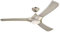 78270 Techno 132 cm Titanium, Deckenventilator mit Gleichstrommotor, LED-Beleuchtung mit Opal-Milchglas