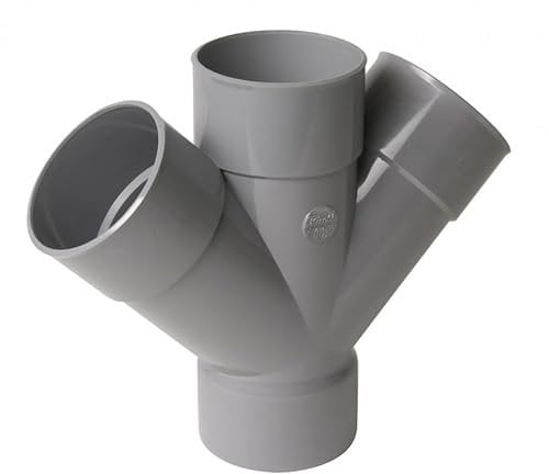 Nicoll - Croix PVC 45 degré FF 100 - NICCRRT144