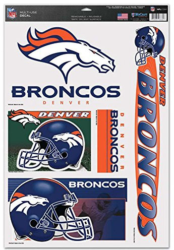Denver Broncos Ultra Aufkleber-Set, 28,9 x 43,2 cm