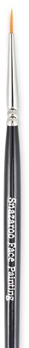 Snazaroo Black Fine Face Paint Round Brush-1 Pc, Sable, Unit