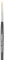Snazaroo Black Fine Face Paint Round Brush-1 Pc, Sable, Unit