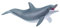 Papo - Tierfigur - Delfin, Die Herrlichkeit der Meerestiere für Kinder ab 3 Jahren - Erkundung der Ozeane und Sensibilisierung für das Unterwasserleben