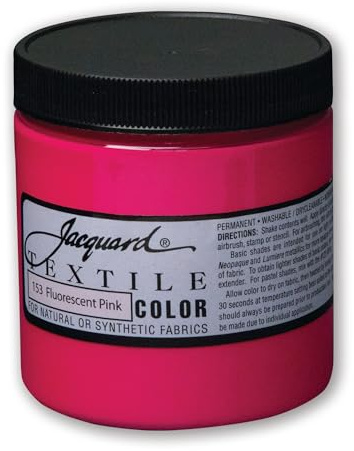 Jacquard Products Textile Color Paint FL, Fluorescent Pink, One Size