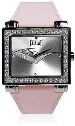 Everlast Unisex Erwachsene Analog Quarz Uhr mit Leder Armband EVER33-206-002
