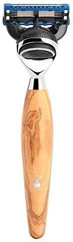 Mühle Maquinilla Afeitar Kosmo Gillette Fusion Madera Olivo, Único, Estándar
