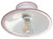 VANNI LAMPADARI - Lampada Da Soffitto Piatto Liscio Diametro 20 In Ceramica Decorata A Mano Disponibile In 5 Finiture