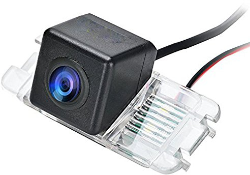 Navinio Rückfahrkamera Einparkhilfe Fahrzeug-spezifische Kamera integriert in Nummernschild Licht für Galaxy Mondeo MK2 MK3 MK4 Fiesta MK6