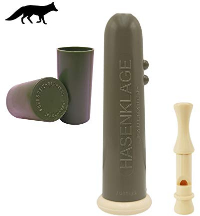 FAULHABER Wildlocker Fuchsreiz Garnitur (im 2er Set- Hasenklage & Mauspfeife) Fuchs - Jagd/Fuchsjagd/Wolfjagd/Schakaljagd/Luchsjagd Profi Lockjagd