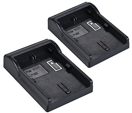 Andoer 2 pcs LP-E6 Batterie Plaque pour Neweer Double/Quatre Canal Chargeur de Batterie pour for Canon for EOS 5DII 5DIII 5DS 5DSR 6D 7DII 60D 80D 70D