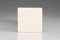 Varilight Primed Ready to Paint Flat Plate Screwless Single Blank Plate